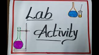 💫Simple lab activity side/border design for children's..##💥