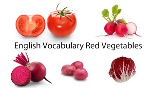 English Vocabulary - Red Vegetables || Red Vegetables || Vegetables Name in English || English Words