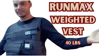 Runmax weighted workout vest review ( $46) ( 40 lbs)
