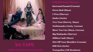 【XG TAPE】 ALL RAP LINE CONTENT