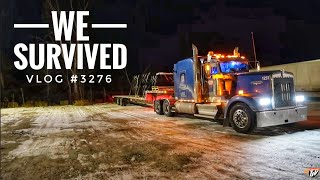 WE SURVIVED | My Trucking Life | Vlog #3276