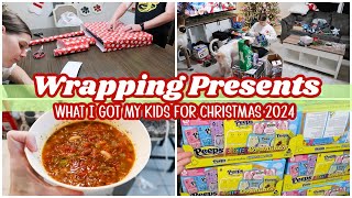 Wrapping Presents, Christmas Prep, What I Got My Kids For Christmas! 🎄