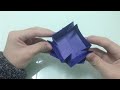 origami lazy susan box how to make an origami box with a partition