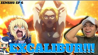 SABER IN ANOTHER WORLD??? ZENSHU EPISODE 6 REACTION