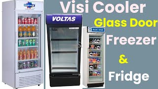 Glass Door Freezer || Rockwell Glass Door Refrigerator || Visi cooler Rockwell || Refrigerator Glass