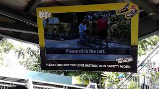 Luge Instruction Video, Sentosa, Singapore