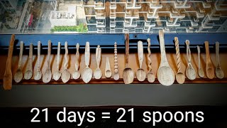 A spooncarving tale: my 21 day HK hotel quarantine CHALLENGE