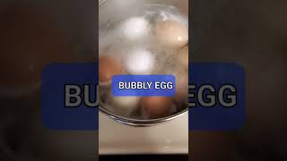 BUBBLY EGGS #food #foodie #asmr #shortvideo #asmrfood