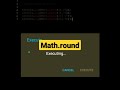 Math.round | javascript tutorial #shorts #javascript #html