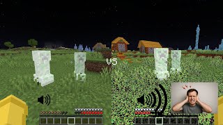 Minecraft Normal Sounds vs Deep Fried