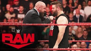 Triple H’s attempt to lure Kevin Owens to NXT leads to brawl: Raw, Nov. 18, 2019