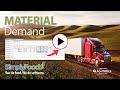 SimplyFood Software - Material Demand