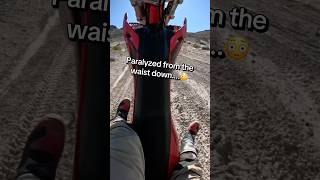 This is not good…. #dirtbike #moto #motocross #hardenduro #supercross #enduro #wheelie #crash #fyp