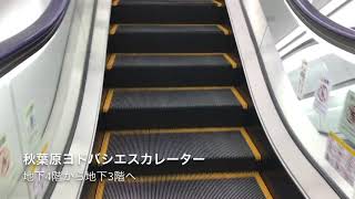 エスカレーター動画#37〜秋葉原ヨドバシエスカレーター地下4階から地下3階へ