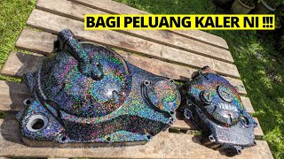 Spray Cover Magnet Dan Clutch Engine Yamaha LCv1 🏍.. Padu Juga Kaler Nih.. ✨✨