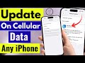 How To Update iOS 26 Using MOBILE DATA On Any iPhone