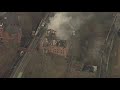 Crews battle large fire at historic building near campus of Morris Brown College