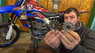 Плановое тех. обслуживание кроссового мотоцикла Yamaha yz250f motocross motorcycle maintenance