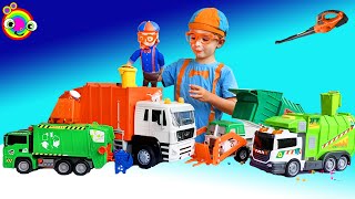 Garbage Truck Video for kids | BLiPPi Toy | min min playtime