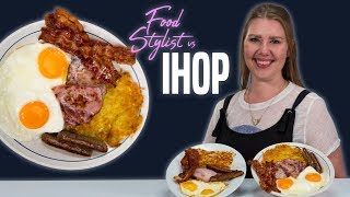 IHOP Food Styling Tricks | How to Make Insta Worthy Breakfast Platter  | Food Stylist Vs IHOP