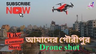 A North SImple View Of Gouripur Bazar, Dadukandi ।। Drone Shot