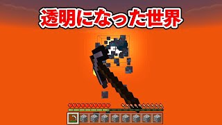 透明の世界でダイヤチャレンジ【マイクラ】【縛り】