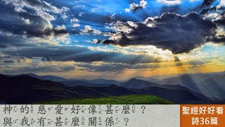 [聖經好好看]  詩篇 -第36章 在惡人中讚美神