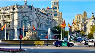 Madrid [4K] CALLE de ALCALÁ,  actualizado a NOVIEMBRE de 2024