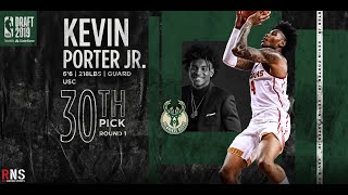 Kevin Porter Jr. Selected by Milwaukee Bucks in 1st Round of 2019 NBA Draft | Roc Nation Sports