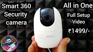 imou ranger 2 smart 360 wifi security camera unboxing \u0026 tutorial