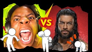 iShowSpeed vs Roman Reigns | WWE SMACKDOWN #wwe