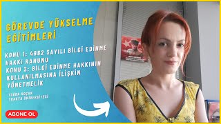 GYS Hazırlık Eğitimleri-4  (4982 sayılı Bilgi Edinme Hakkı Kanunu)