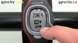 Bike Mode Heart Rate Settings on the Garmin Forerunner 60