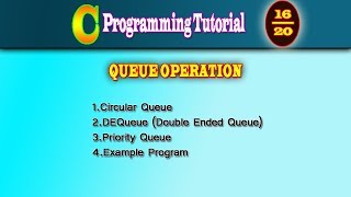 C Programming Tutorial DAY 16 | Create a Queue using Linked List in C | Codedeveloper