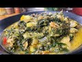 Une autre manière de cuisiner/les EPINARDS(legume vert) au poisson fumé et courgette/recette facile