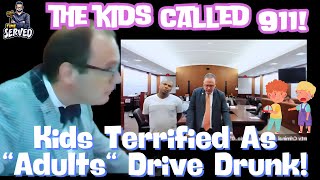 Children In Distress: Scared In Car As 