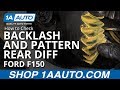 How to Check Backlash and Pattern on Rear Differential 09-14 Ford F150