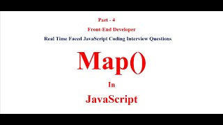 map method in JavaScript || JavaScript Interview Questions and Answers || map()