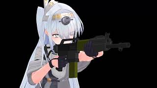 冬月がSPAS-15を撃つ動画【MMD】