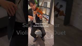 愛的致意 小提琴、大提琴二重奏 Salut d’Amour Violin \u0026 Cello Duet