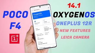 Poco F4 Stable OxygenOS 14.1 (Oneplus 12R Port)  Review, New Features \u0026 Ui and Performance