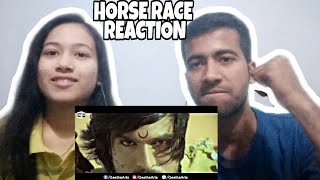 MAGADHEERA HORSE RACE FIGHT REACTION | RAM CHARAM | DEV GILL | INDIAN REACTION