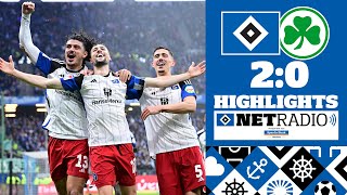 "DA KLATSCHT ER IN DIE HÄNDE!" | HSV vs. SpVgg Greuther Fürth | HIGHLIGHTS im HSVnetradio