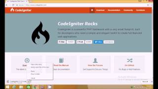 Installing Codeigniter 3.1 - Tutorial 1