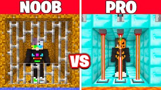 NOOB vs PRO: HAPİSTEN KAÇIŞ YAPI KAPIŞMASI! - Minecraft