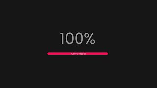 Loading Animation using HTML CSS & JavaScript Animated Progress Bar
