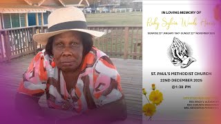 In Loving Memory of Ruby Sylvia Woods Harris