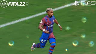 FIFA 22 - Barcelona Vs Napoli Ft. Adama Traore, | UEFA Europa League | PS5 Gameplay & Full match