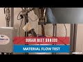 Sugar Beet Shreds Material Flow Test