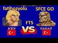 Street Fighter II' Champion Edition - fatihozyolu vs SFCE GO - Fightcade FT5